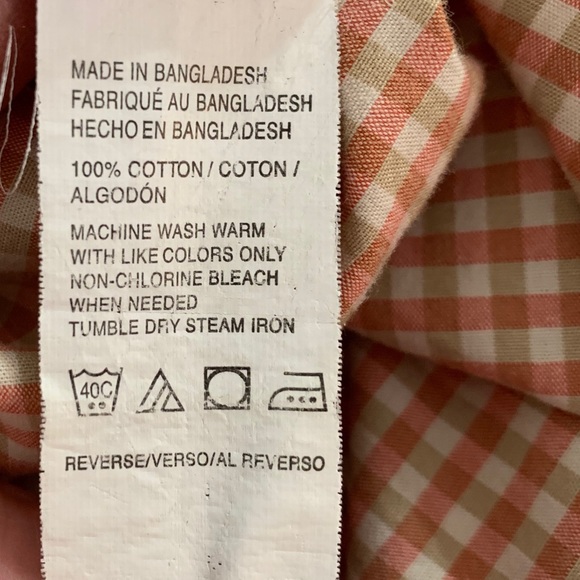 Van Heusen Slim Fit Check Button-Down Casual Shirt - Picture 7 of 8